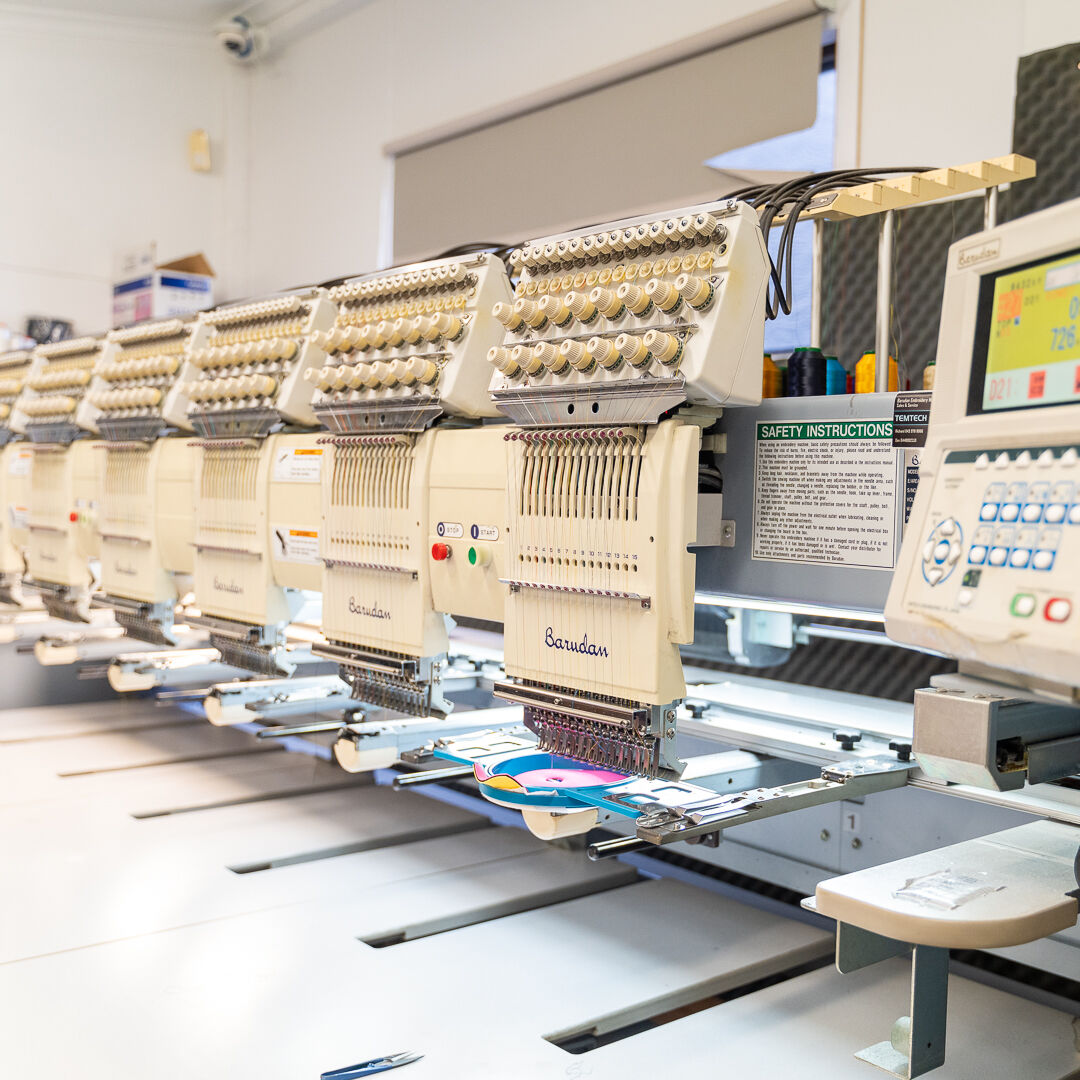 Embroidery machine at Cardzilla